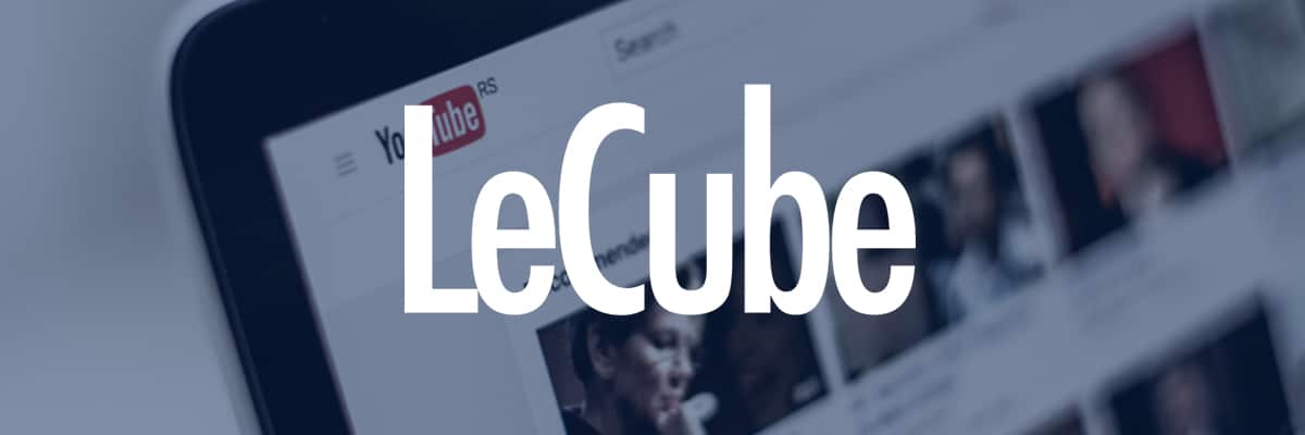 lancement nouvelle offre video avec youtube le cube